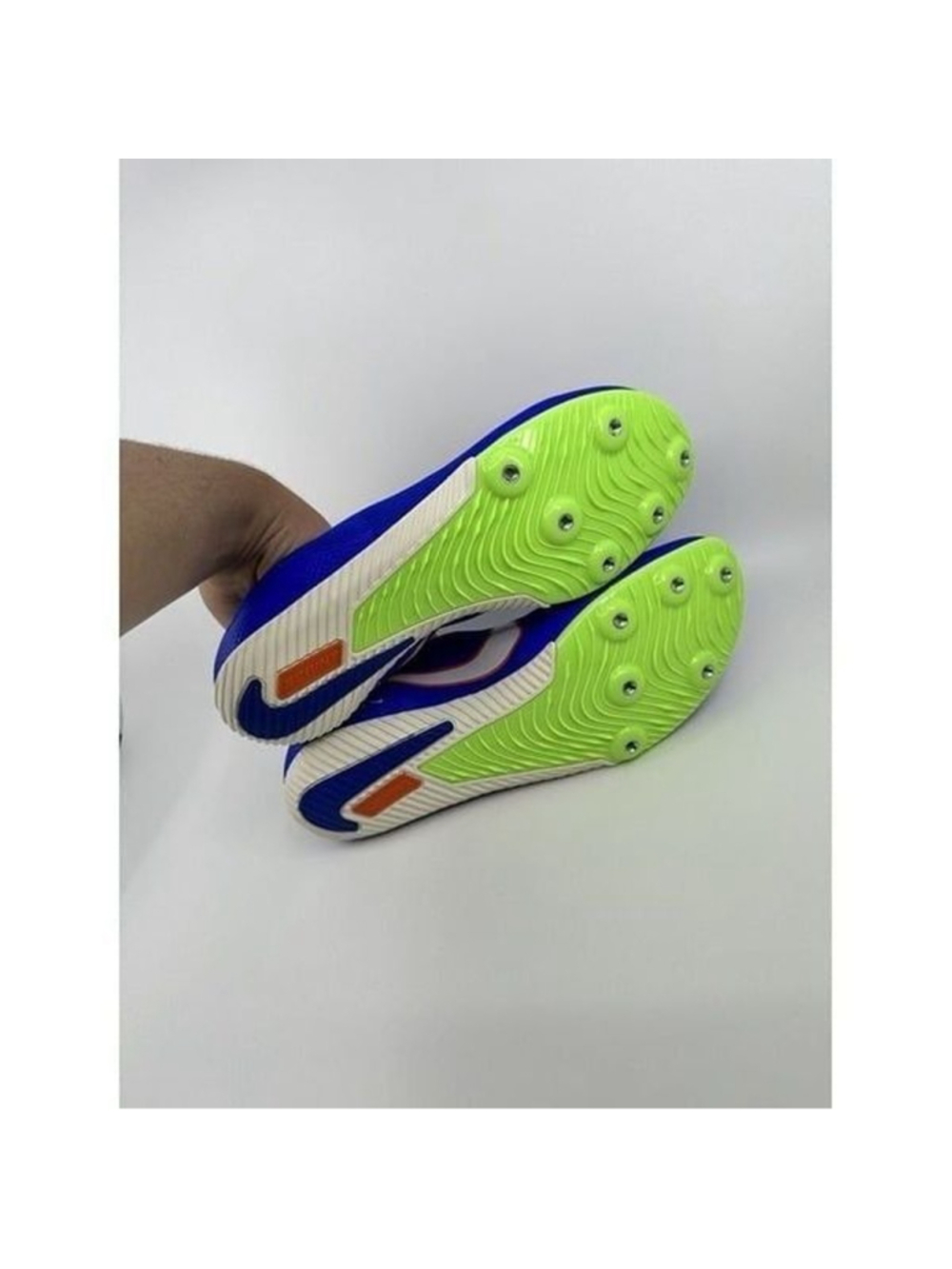 Nike Zoom Rival Sprinter Track Spikes Racer Blue Lime DC8753-401 Men's Size 9.5 - Picture 6 of 6